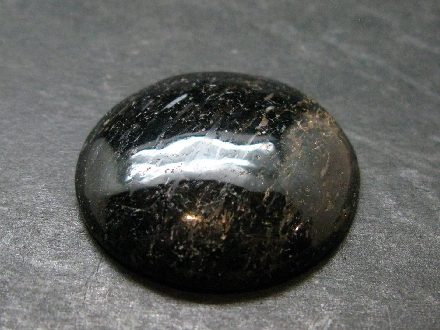 Rare Nuumite Nuummite Cabochon From Greenland - 1.2" - 12.66 Grams