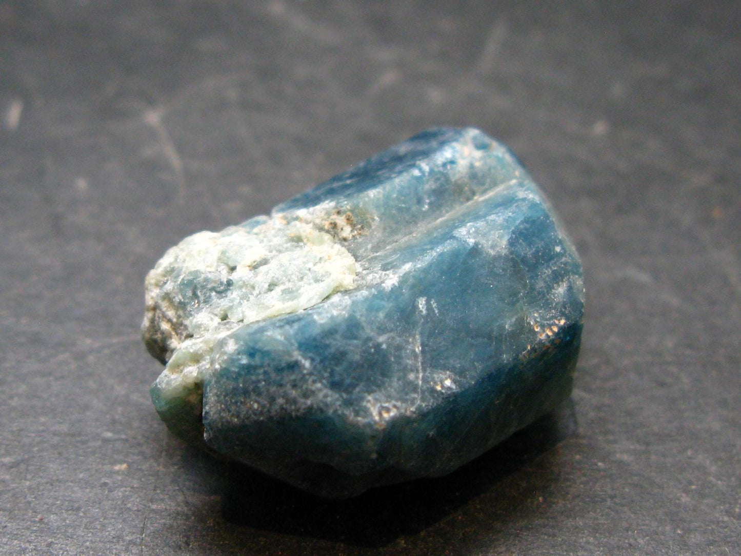 Large Neon Blue Apatite Crystal From Brazil - 1.2" - 14.08 Grams