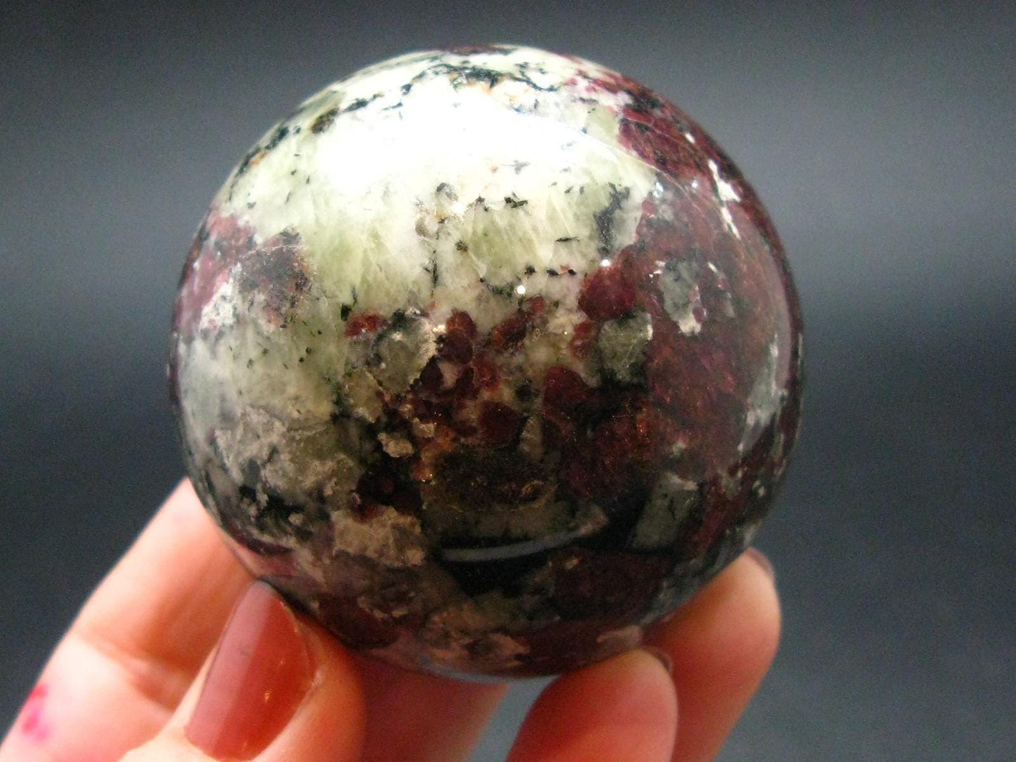 Nice Eudyalite Eudialite Sphere From Russia - 2.0"