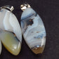 Lot of 3 Natural Agate Pendant from Madagascar