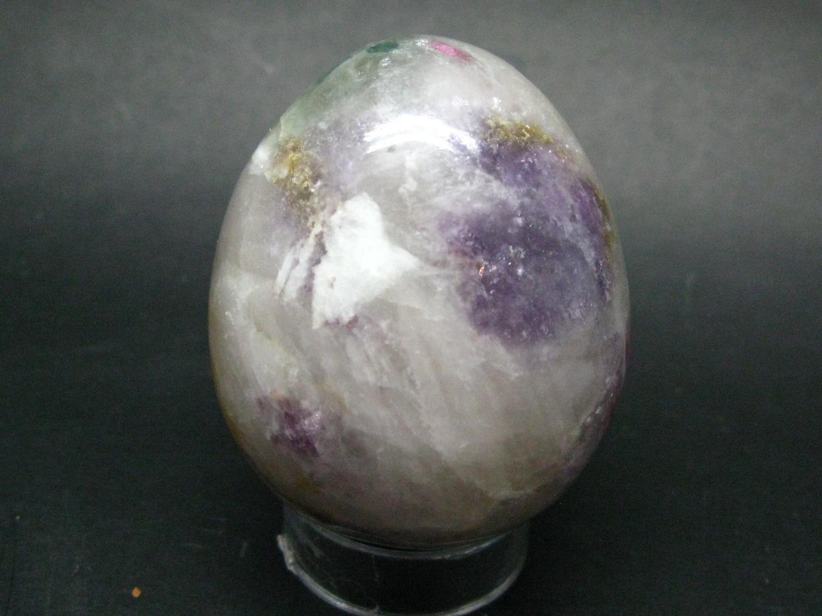 Watermelon Tourmaline Egg From Brazil - 2.5" - 196.33 Grams