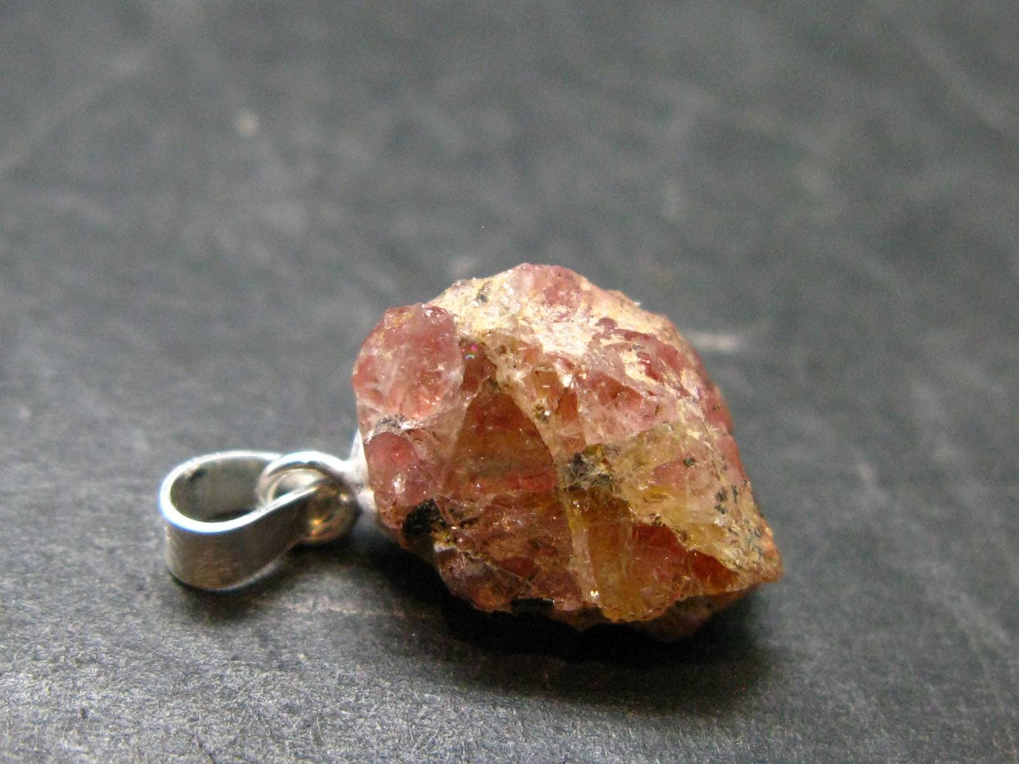 Rare Large Pezzottaite Pink Beryl 925 Silver Pendant from Madagascar - 6.05 Carats - 0.7"