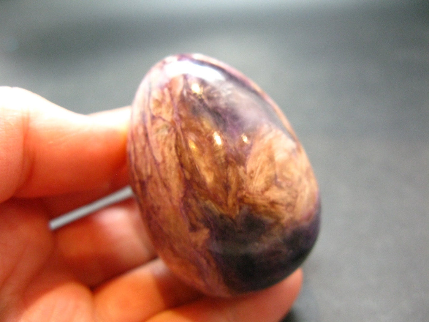 Nice Charoite Egg from Russia - 79.26 Grams - 1.9"