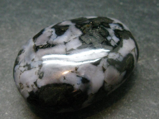 Gabbro Mystic Merlinite Tumbled Piece From Indian Ocean - 1.7"