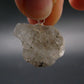 Gray Herderite Silver Pendant from Africa - 1.0" - 5.44 Grams