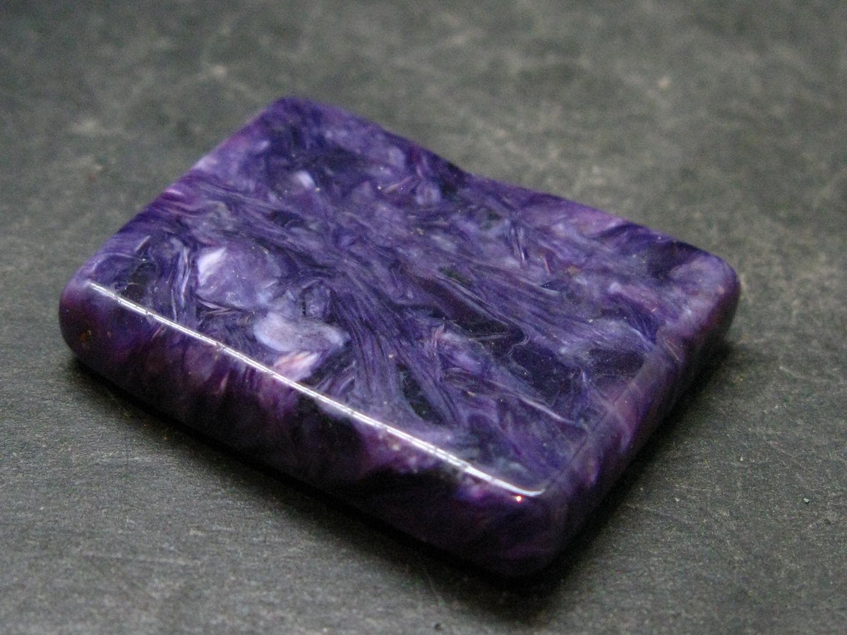 Large Nice Charoite Tumbled Stone from Russia - 14.20 Grams - 1.4"