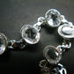Phenakite Phenacite Cut Gem Silver Bracelet From Nigeria - 7" - 17.3 Grams