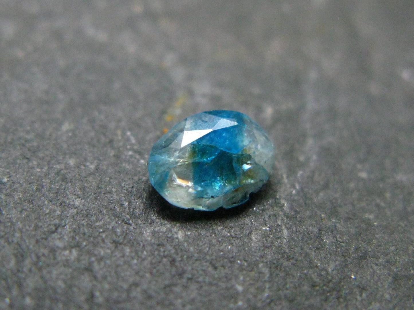 Gem Benitoite Cut Stone From California - 0.30 Carats - 5x4mm