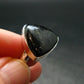 Very Rare Nuumite Nuummite Sterling Silver Plated Ring from Greenland - 5.07 Grams - Size 6
