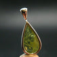 Rare Titanite Sphene Crystal Silver Pendant From Tanzania - 0.9" - 1.75 Grams