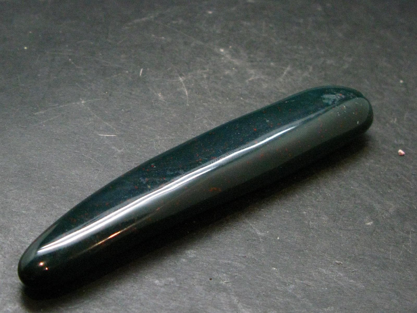 Bloodstone Wand From India - 3.9" - 38.42 Grams