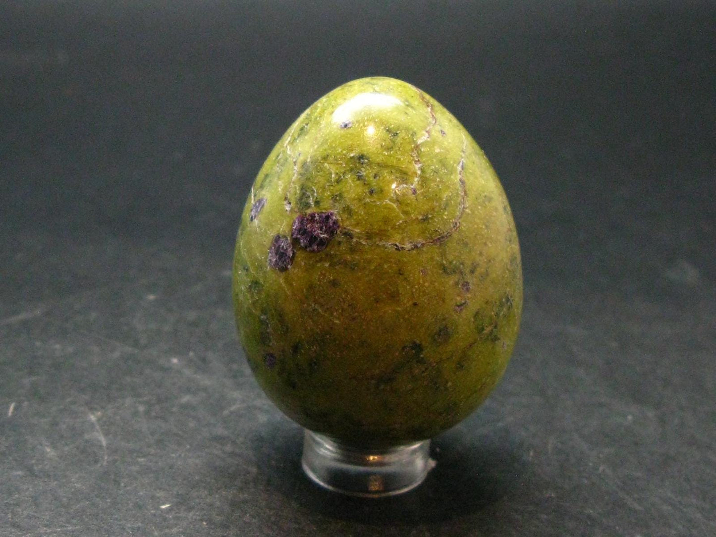Rare Atlantasite Stichtite + Serpentine Egg from Australia - 1.8"