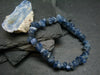 Blue Kyanite Genuine Bracelet ~ 7 Inches ~ 10mm Tumbled Beads