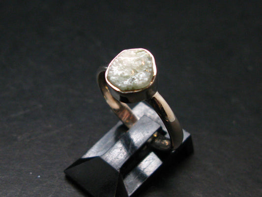 9.65 Carat Phenakite Phenacite Sterling Silver Size 8 Ring from Brazil