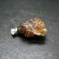 Fire Agate Silver Pendant From Mexico - 1.0" - 2.47 Grams