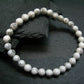 Howlite Genuine Bracelet ~ 7 Inches ~ 6mm Round Beads