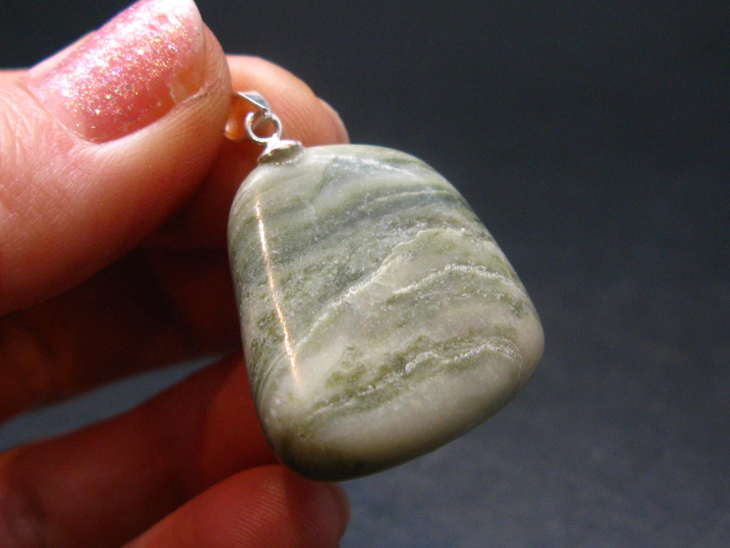 Infinite Infinity Silver Pendant From South Africa - 1.2" - 12.26 Grams