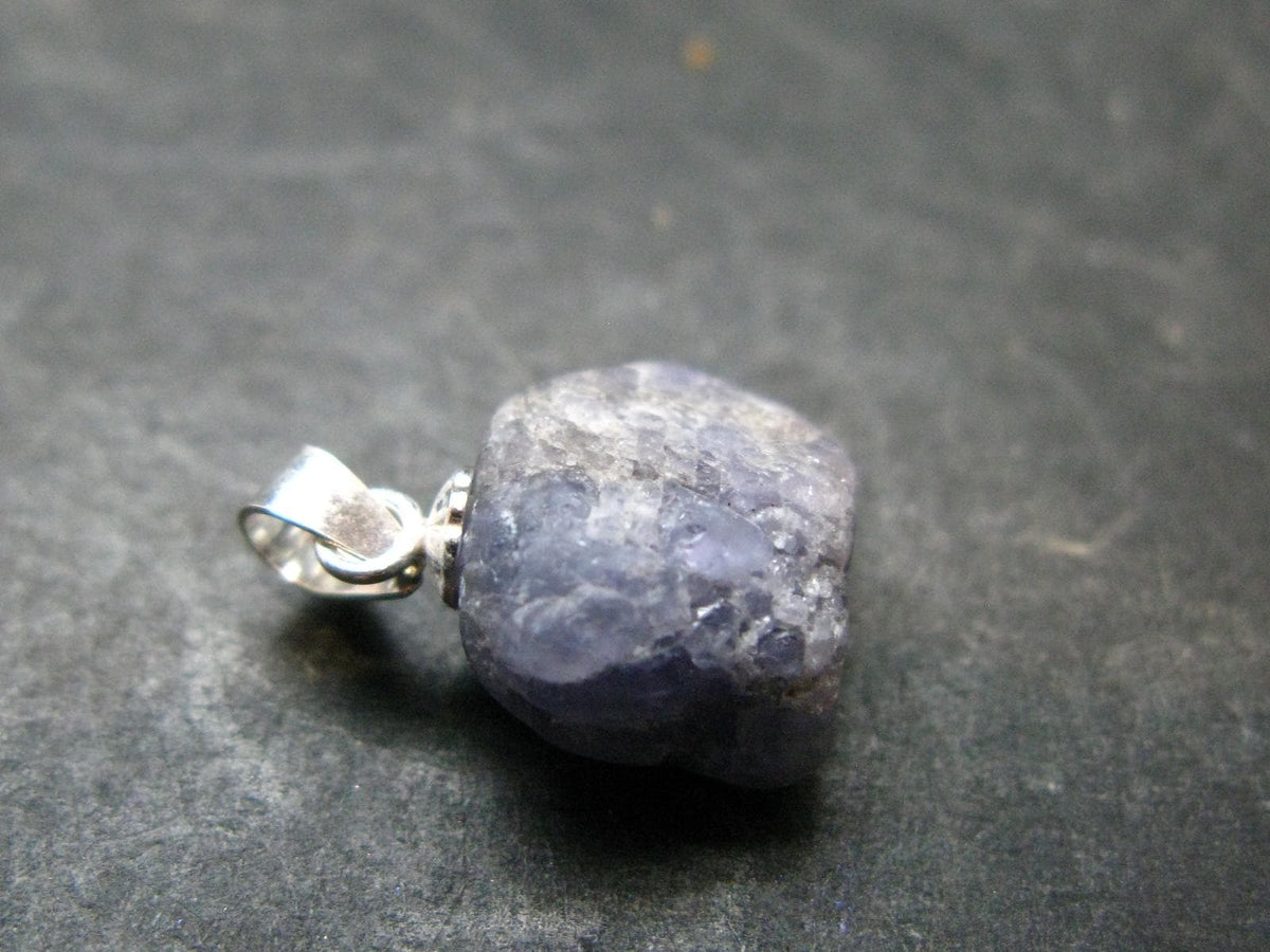 Tanzanite Pendant In Sterling Silver From Tanzania - 0.7" - 2.0 Grams