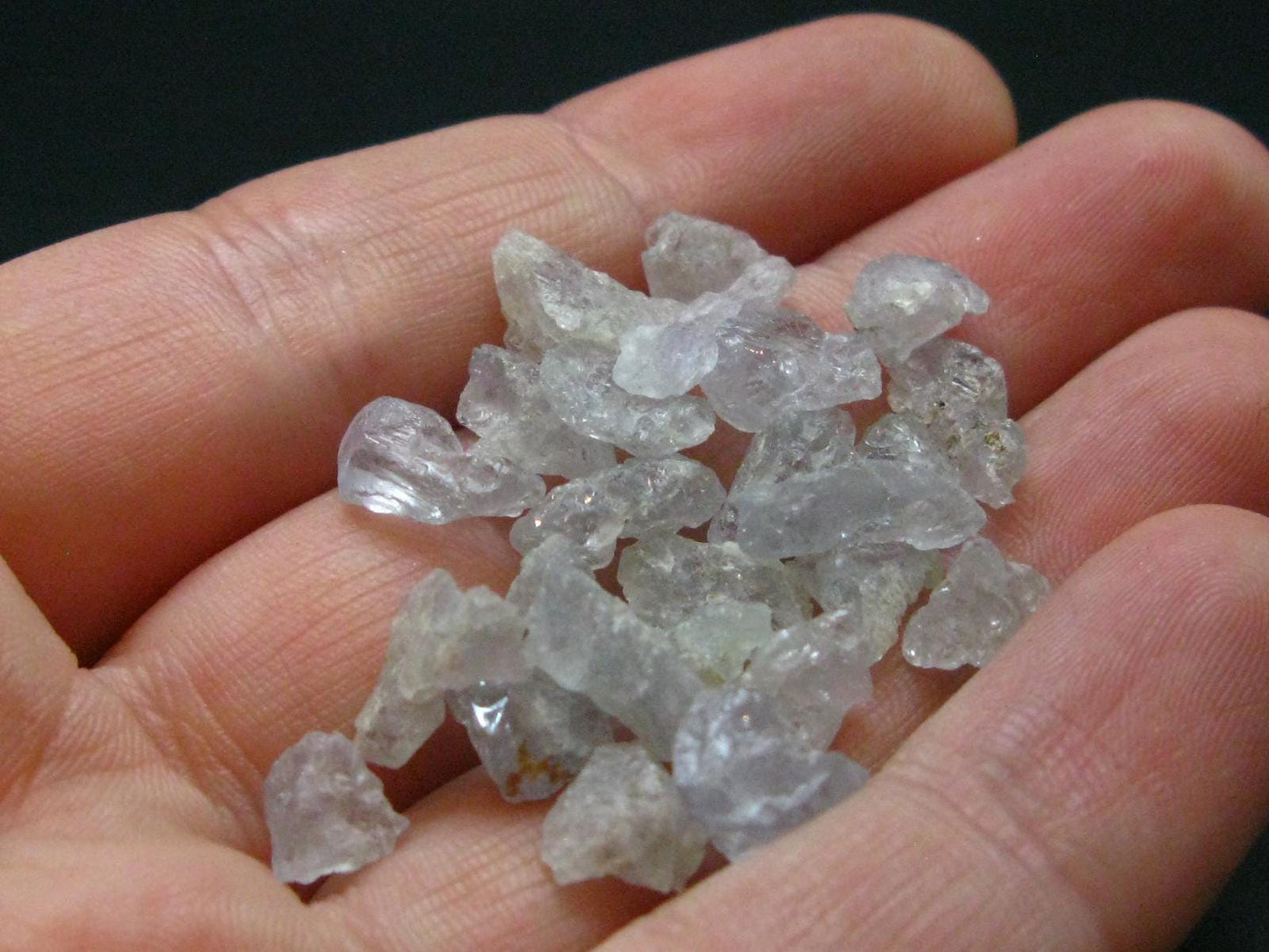 Lot of 25 Gray Herderite Crystals from Africa - 25.65 Carats