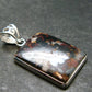 Zincite Franklinite Willemite Silver Pendant From USA - 1.4" - 6.42 Grams