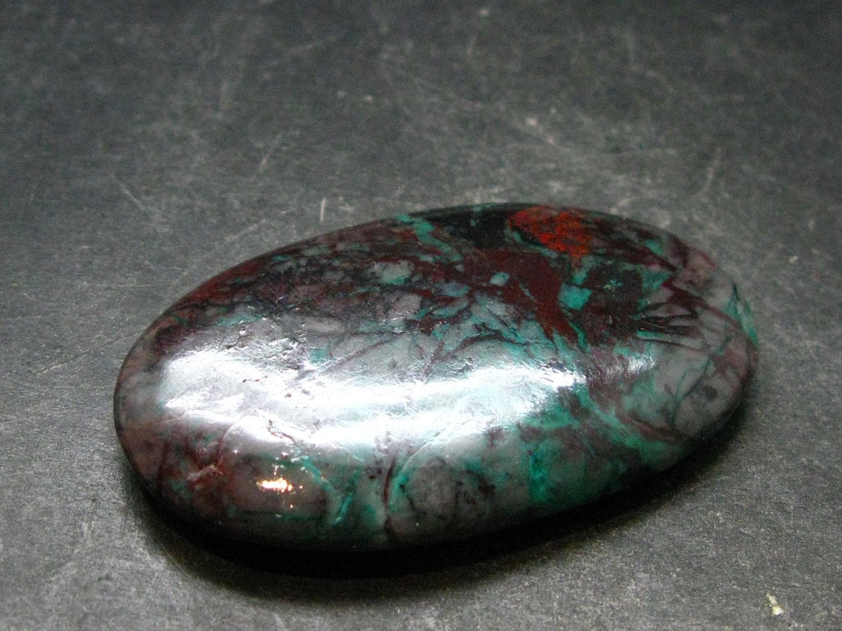 Crimson Cuprite Polished Stone from Mexico - 2.2" - 32.18 Grams