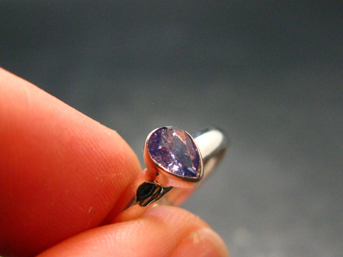 Tanzanite (Zoisite) Sterling Silver Ring - 1.60 Grams - Size 6