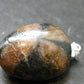 Perfect Cross-Shaped Andalusite (Variety of Chiastolite) Polished Silver Pendant from China - 1.3" - 12.18 Grams