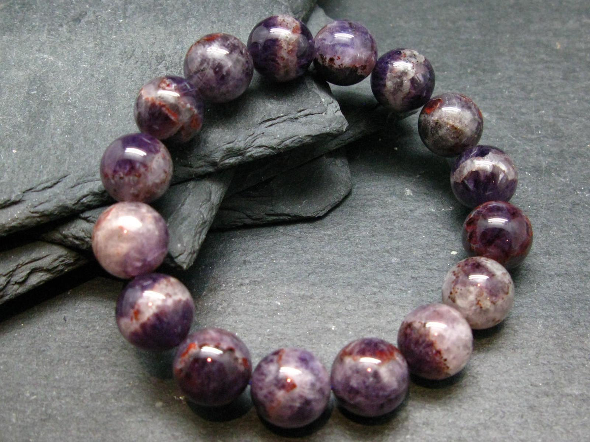 Auralite 23 Genuine Bracelet ~ 7 Inches ~ 12mm Round Beads