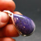 Rare High-Quality Charoite Silver Plated Pendant From Russia - 1.5" - 8.02 Grams