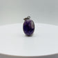 Tiffany Stone Pendant Purple Opal Fluorite Gemstone Silver Necklace Rare Natural Stone Jewelry Gift