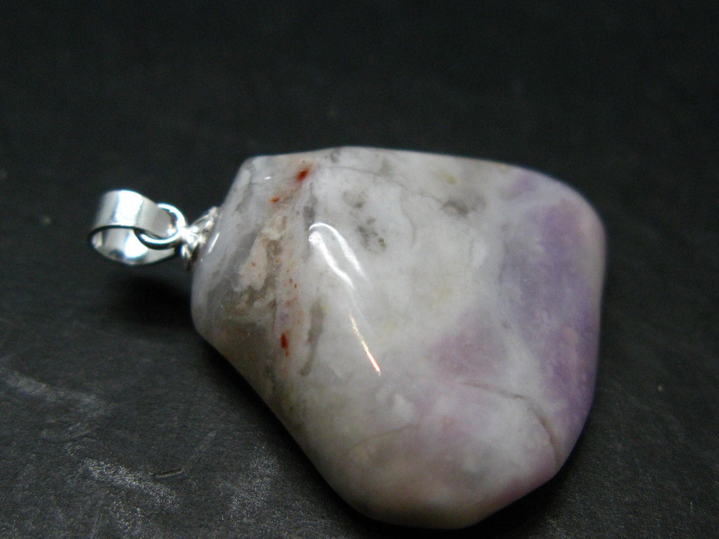 Tiffany Stone Opal Silver Pendant from USA - 1.1"
