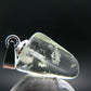 Green Herderite Tumbled Silver Pendant From Pakistan - 0.8" - 0.73 Grams