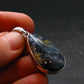 Natural Pietersite Polished Silver Plated Pendant from Namibia - 1.5" - 4.7 Grams