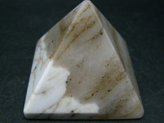 Rare White Barite Pyramid From Norway - 1.6"