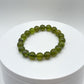 Green Peridot Beaded Bracelet | August Birthstone, Healing Crystal