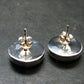 Nice Raw Natural Turquoise Sterling Silver Stud Earrings from Mexico - 7.97 Grams