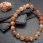 Sunstone Genuine Bracelet ~ 7 Inches ~ 8mm Round Beads