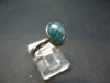 Extremely Rare Grandidierite Silver Ring From Madagascar - Size 8 - 2.82 Grams