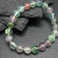 Fluorite Genuine Bracelet ~ 7 Inches ~ 8mm Round Beads
