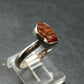 Pezzottaite Crystal Silver Ring From Madagascar - Size 8 - 2.03 Grams