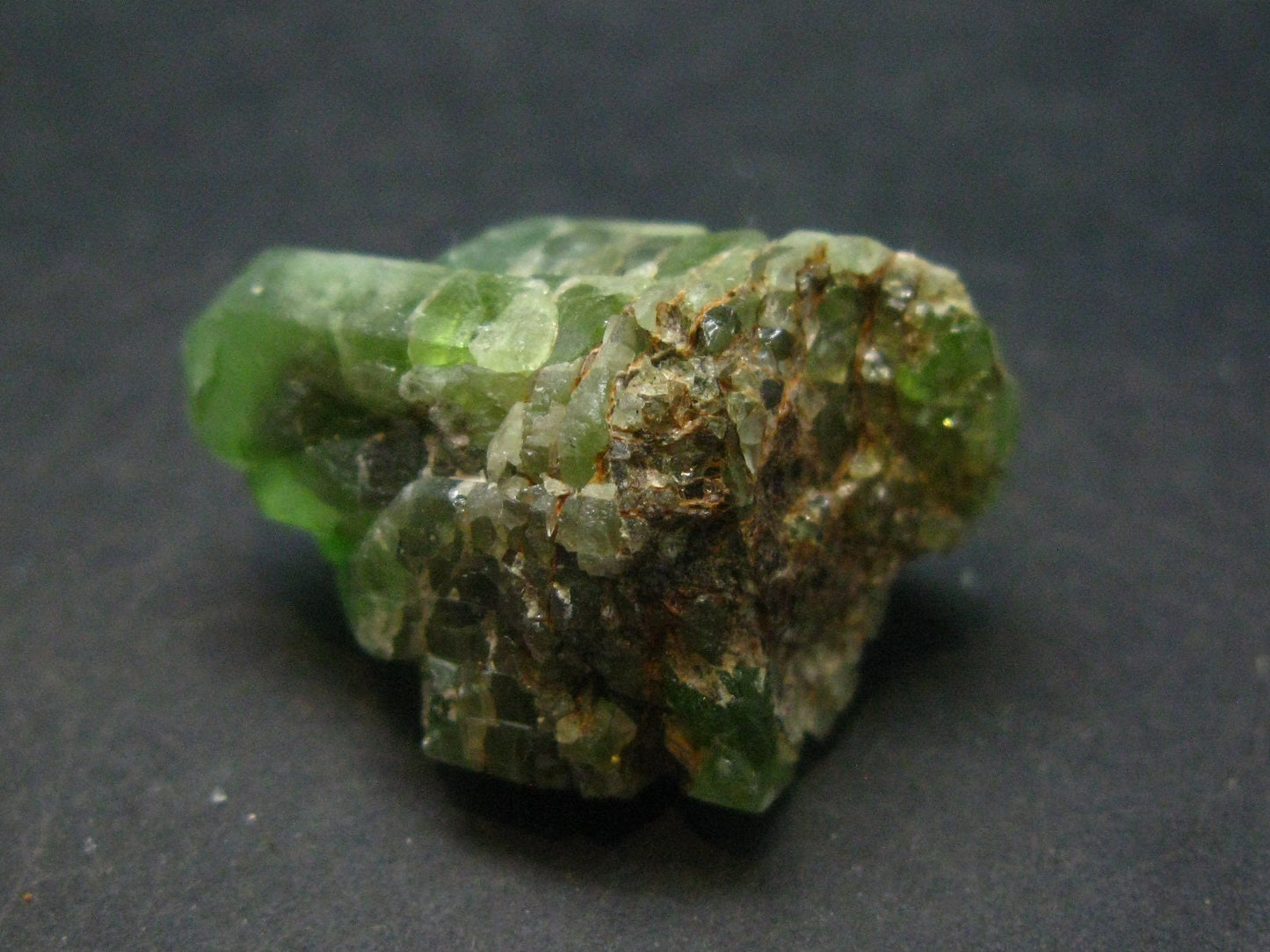 Rare 71.20 Carat Gem Peridot Olivine Cluster from Pakistan - 1.1"