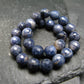Blue Sapphire Genuine Bracelet ~ 7 Inches ~ 7mm Round Facetted Beads