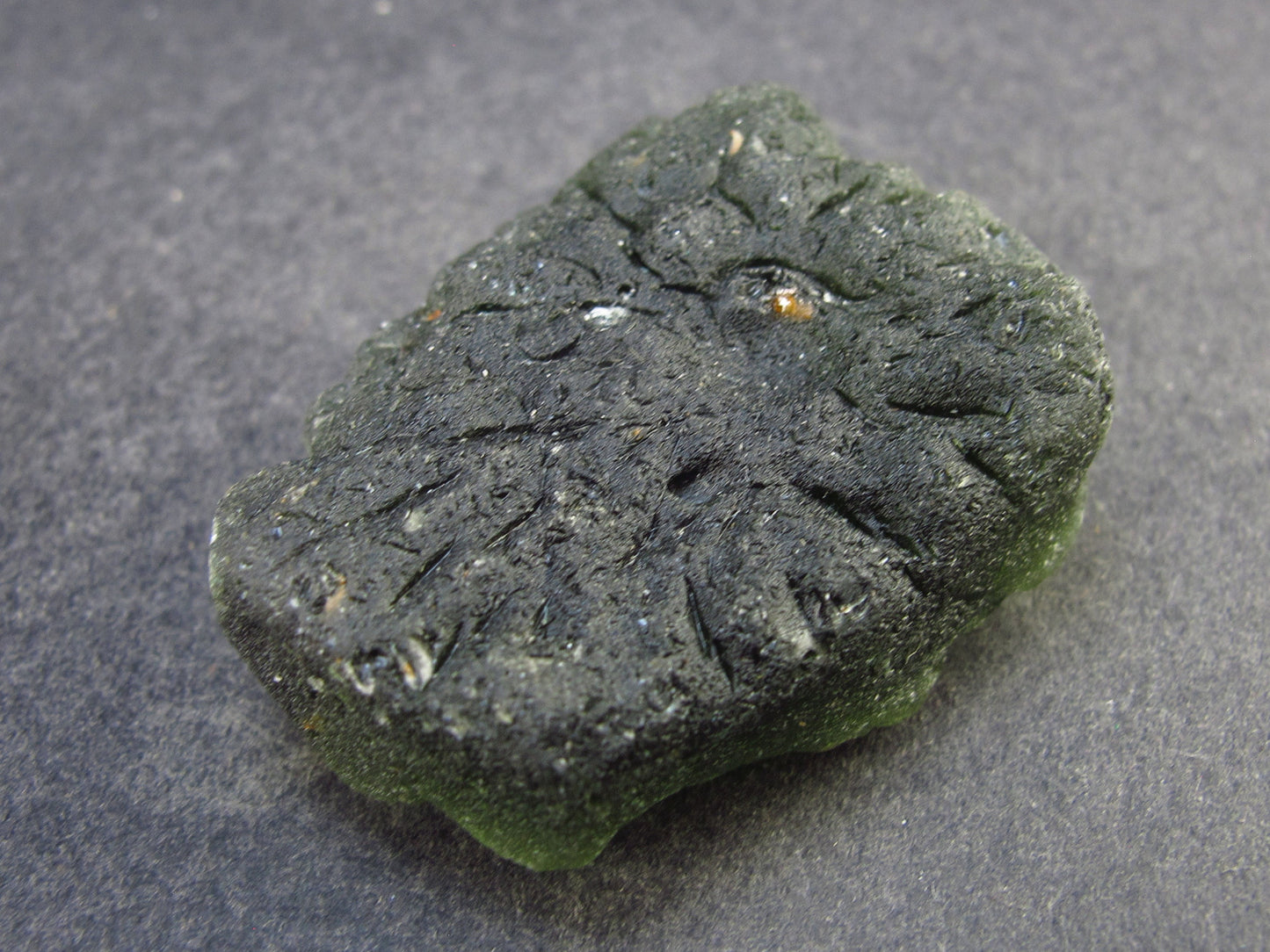 Moldavite Tektite Raw Piece from Czech Republic - 1.6" - 121 Carats - 24.2 Grams