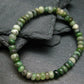 Green Garnet Tsavorite Genuine Bracelet ~ 7 Inches ~ 7mm Rondelle Beads