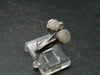 Very Rare White Cryolite 925 Silver Ring from Greenland - Size 9 - 2.53 Grams
