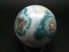 Larimar Sphere From Dominican Republic - 2.0"