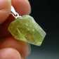 Brazilianite Crystal Silver Pendant From Brazil - 0.8" - 2.40 Grams