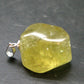 Large Gold Apatite Tumbled Pendant from Mexico - 9.32 Grams - 1.1"