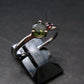 Moldavite Tektite Silver Ring from Czech Republic - Size 8.75 - 1.51 Grams