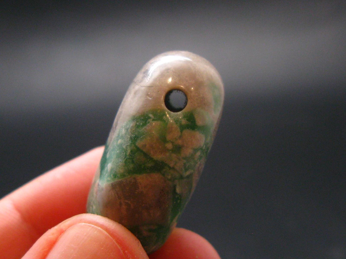 Rare Variscite Metal Free Pendant From Utah - 1.1"